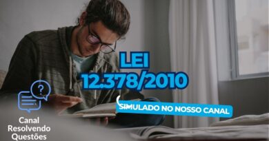 Simulado sobre a Lei 12.378 2010