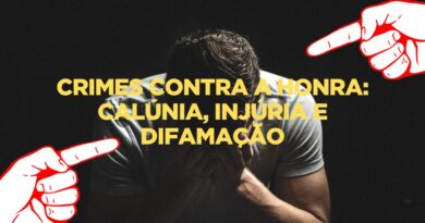 Crimes contra a honra: calúnia, injúria e difamação, Crimes contra a honra, calúnia, injúria e difamação