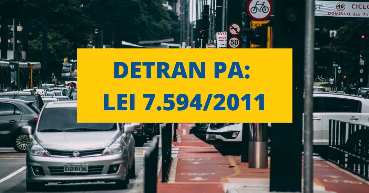 Concurso Detran PA, Lei 7594 2011 Detran PA, Lei do Detran PA