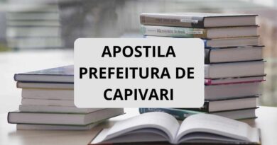 Concurso Prefeitura de Capivari, Apostila Prefeitura de Capivari