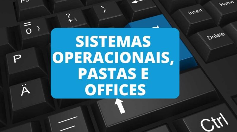 Sistemas operacionais, Windows, pastas e offices