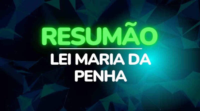 Resumão sobre a Lei Maria da Penha