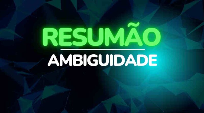 Resumo de Português sobre Ambiguidade