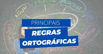 Regras ortográficas, noções de ortografia, gramática