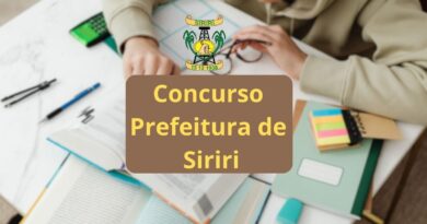 Concurso Prefeitura de Siriri, Prefeitura de Siriri, Apostilas Concurso Prefeitura de Siriri