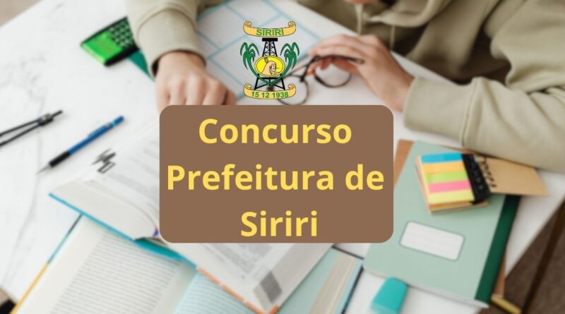 Concurso Prefeitura de Siriri, Prefeitura de Siriri, Apostilas Concurso Prefeitura de Siriri