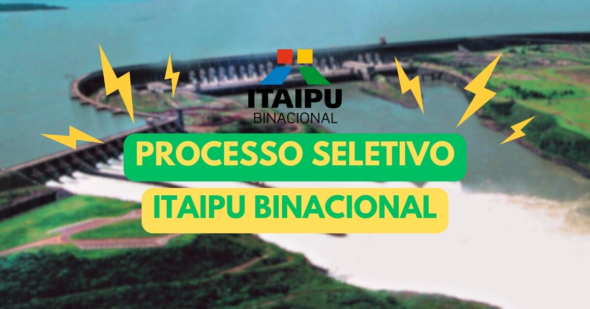 Apostilas Processo Seletivo ITAIPU Binacional – PR: salários iniciais de até R$ 8,9 mil!