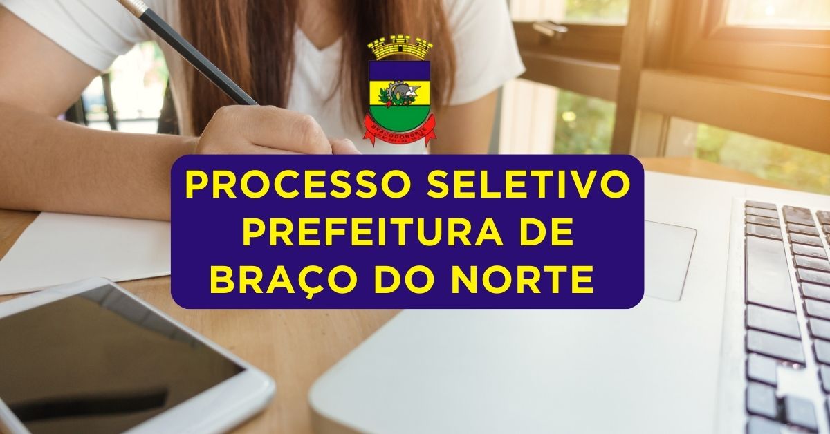 Apostilas Processo Seletivo Prefeitura de Braço do Norte – SC: 38 vagas