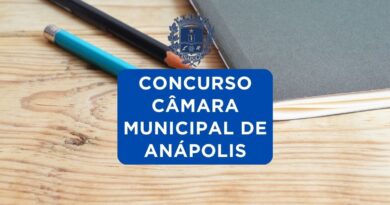 Concurso Câmara Municipal de Anápolis, Câmara Municipal de Anápolis, Apostilas Concurso Câmara Municipal de Anápolis