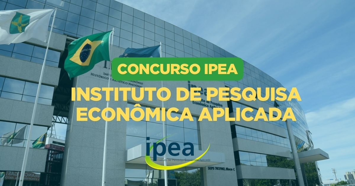 Apostilas Concurso IPEA: 80 vagas e salários de R$ 20,9 mil