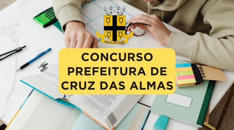 Concurso Prefeitura de Cruz das Almas, Prefeitura de Cruz das Almas, Apostilas Concurso Prefeitura de Cruz das Almas