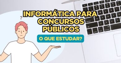 Informática para concursos públicos, Informática para concursos públicos o que estudar, Informática para concursos