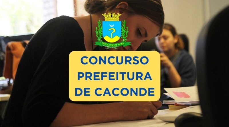 Concurso Prefeitura de Caconde, Prefeitura de Caconde, Apostilas Concurso Prefeitura de Caconde