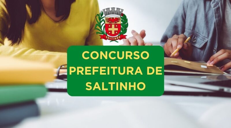 Concurso Prefeitura de Saltinho, Prefeitura de Saltinho, Apostilas Concurso Prefeitura de Saltinho