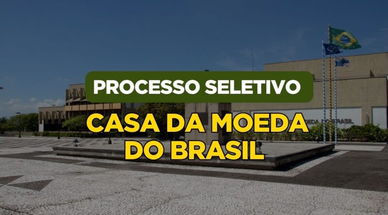 Processo Seletivo Casa da Moeda do Brasil, Casa da Moeda do Brasil, Apostilas Processo Seletivo Casa da Moeda do Brasil