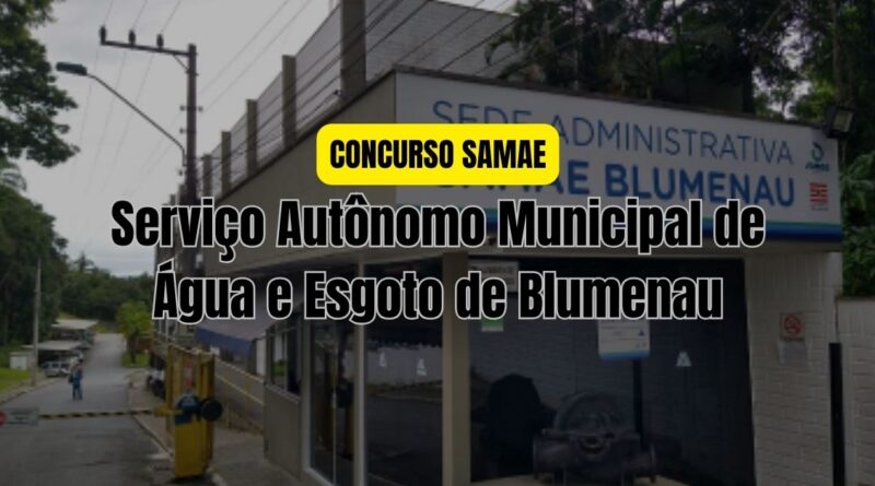 Serviço Autônomo Municipal de Água e Esgoto de Blumenau, Concurso SAMAE, Apostilas Concurso SAMAE