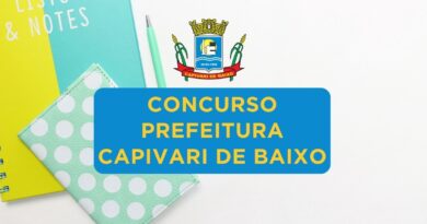 Concurso Prefeitura Capivari de Baixo, Prefeitura Capivari de Baixo, Apostilas Concurso Prefeitura Capivari de Baixo