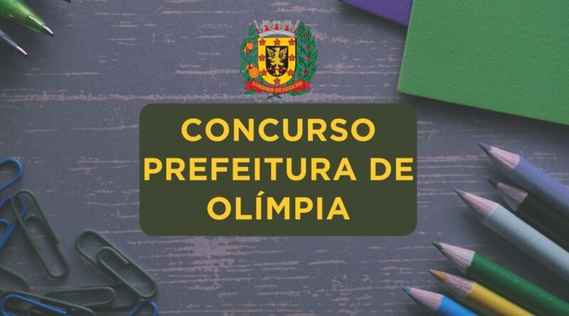 Concurso Prefeitura de Olímpia, Prefeitura de Olímpia, Apostilas Concurso Prefeitura de Olímpia