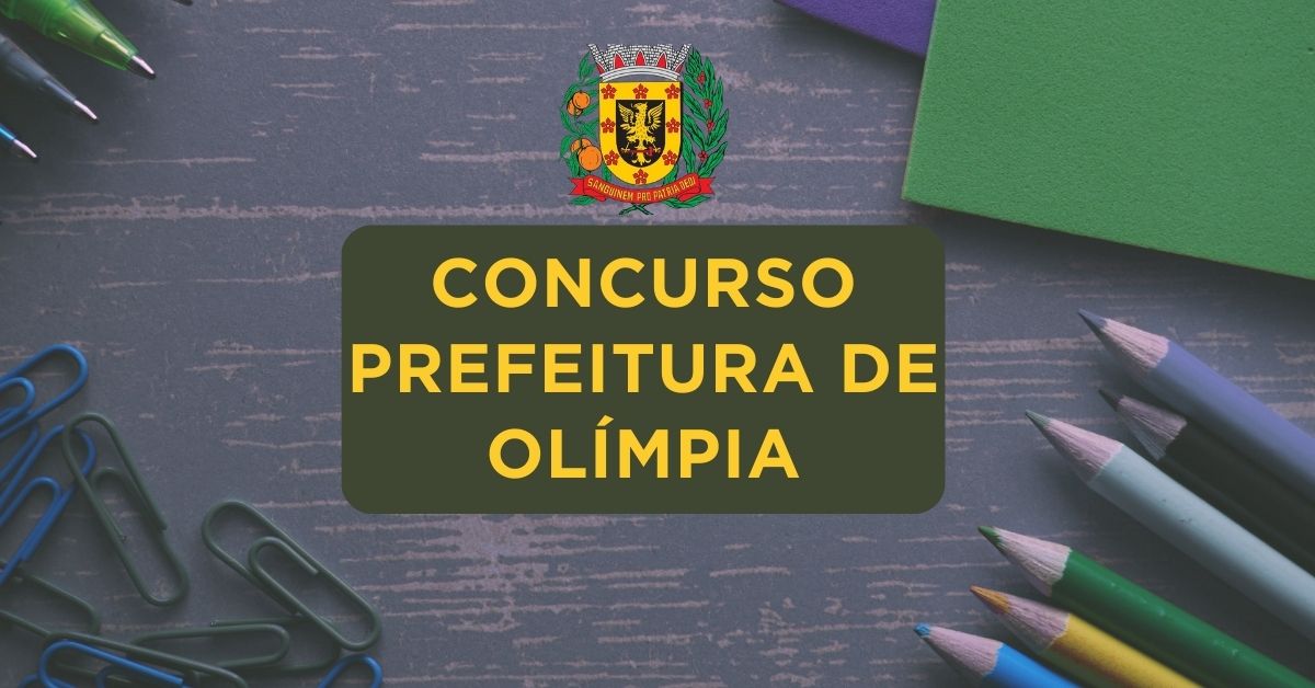 Apostilas Concurso Prefeitura de Olímpia – SP: 106 vagas