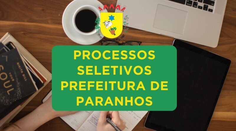 Processos Seletivos Prefeitura de Paranhos, Prefeitura de Paranhos, Apostilas Processos Seletivos Prefeitura de Paranhos