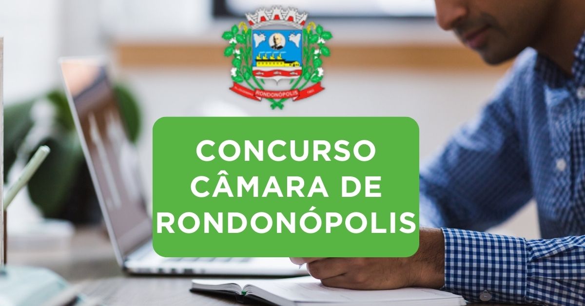Apostilas Concurso Câmara de Rondonópolis – MT: 64 vagas, inscrições e detalhes – 2024