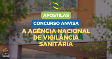 A Agência Nacional de Vigilância Sanitária, Concurso Anvisa, Apostilas Concurso Anvisa, Anvisa 2024