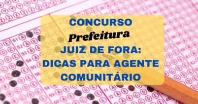 Concurso Juiz de Fora, Concurso Prefeitura de Juiz de Fora, Agente Comunitário de Saúde Juiz de Fora