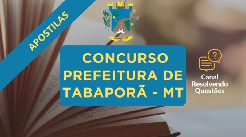 Concurso Prefeitura de Tabaporã, Concurso Tabaporã, Apostilas Concurso Tabaporã