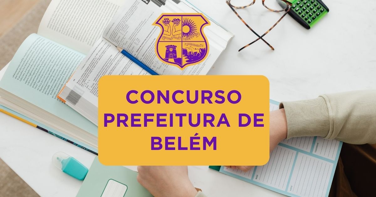 Apostilas Concurso Prefeitura de Belém – PB: 126 vagas, inscrições e detalhes – 2024