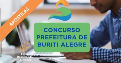 Concurso Prefeitura de Buriti Alegre, Prefeitura de Buriti Alegre, Apostilas Concurso Prefeitura de Buriti Alegre