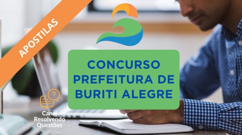 Concurso Prefeitura de Buriti Alegre, Prefeitura de Buriti Alegre, Apostilas Concurso Prefeitura de Buriti Alegre