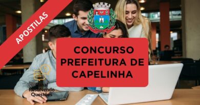 Concurso Prefeitura de Capelinha, Prefeitura de Capelinha, Apostilas Concurso Prefeitura de Capelinha.