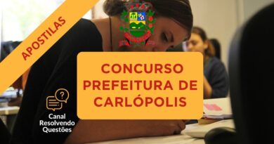 Concurso Prefeitura de Carlópolis, Prefeitura de Carlópolis, Apostilas Concurso Prefeitura de Carlópolis