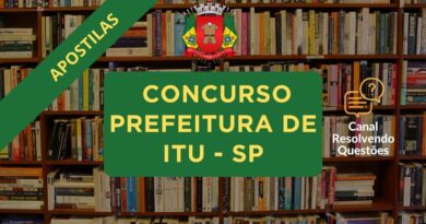 Concurso Prefeitura de Itu, Prefeitura de Itu, Concurso de Itu, Apostilas Concurso Prefeitura de Itu