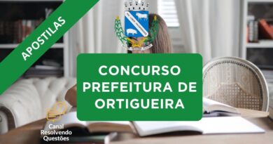 Concurso Prefeitura de Ortigueira, Prefeitura de Ortigueira, Apostilas Concurso Prefeitura de Ortigueira