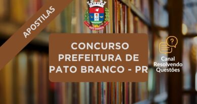 Prefeitura de Pato Branco, Concurso Prefeitura de Pato Branco, Apostilas Prefeitura de Pato Branco, Concurso Pato branco