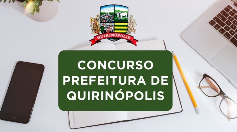 Concurso Prefeitura de Quirinópolis, Prefeitura de Quirinópolis, Apostilas Concurso Prefeitura de Quirinópolis