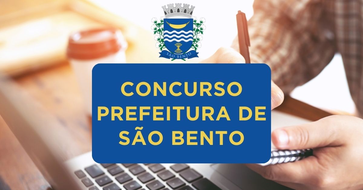 Apostilas Concurso Prefeitura de São Bento – PB: 82 vagas, inscrições e detalhes – 2024