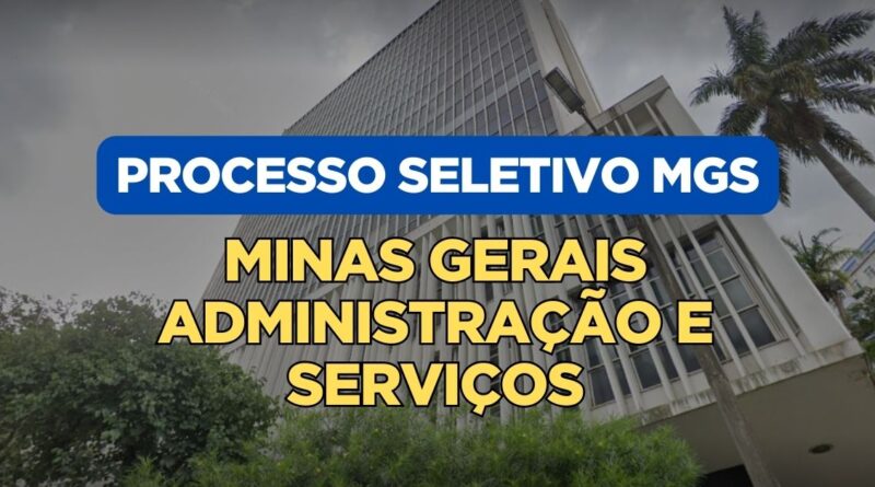 Minas Gerais administração e serviços, Processo Seletivo MGS, Apostilas Processo Seletivo MGS