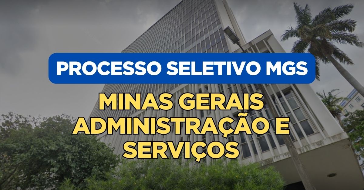 Minas Gerais administração e serviços, Processo Seletivo MGS, Apostilas Processo Seletivo MGS