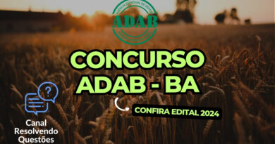 Concurso ADAB, Concurso ADAB BA, Edital ADAB, Concurso ADAB 2024, Apostilas Concurso ADAB