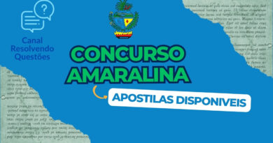 Concurso Amaralina, Concurso de Amaralina, Prefeitura de Amaralina, Apostilas Concurso Amaralina