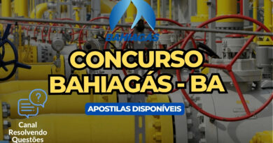 Concurso Bahiagás, Concurso Bahia gás, Bahiagás Concurso, Apostilas Concurso Bahiagás