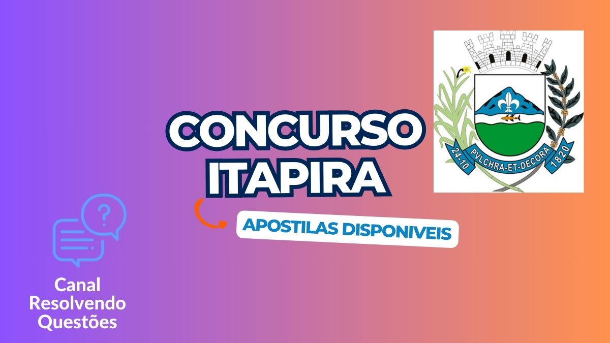 Concurso Itapira SP, Concurso Prefeitura de Itapira SP