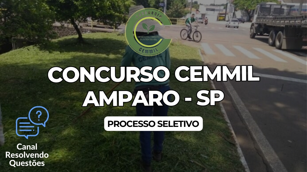 Apostilas Concurso CEMMIL Amparo SP: processo seletivo com 91 vagas