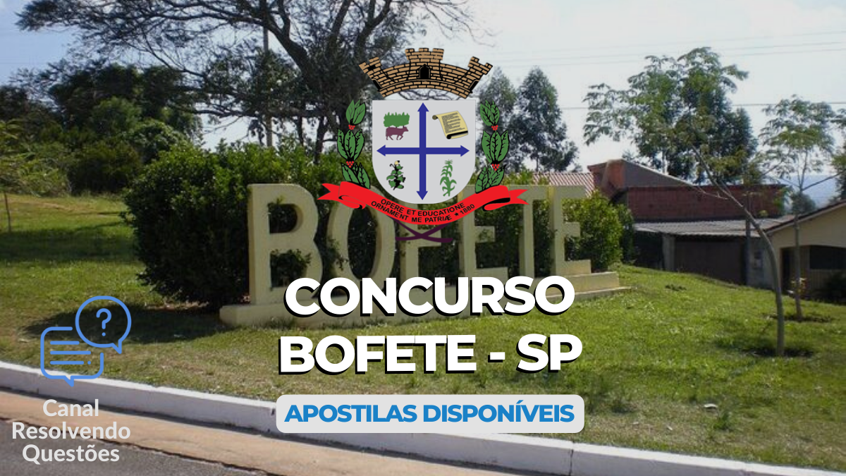 Concurso Bofete - SP