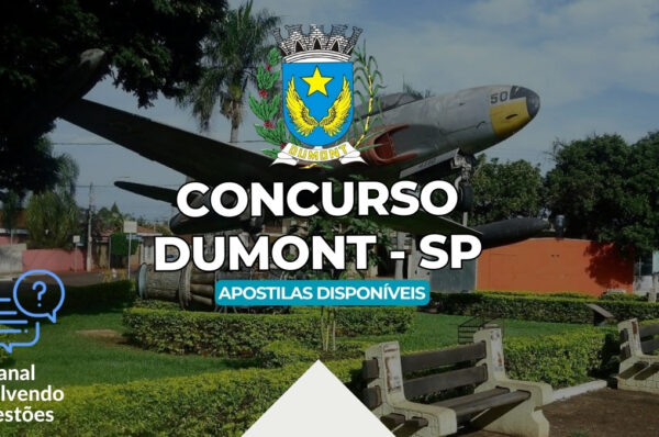Concurso Dumont, Edital Concurso Dumont, Concurso Dumont SP, Apostilas Concurso Dumont