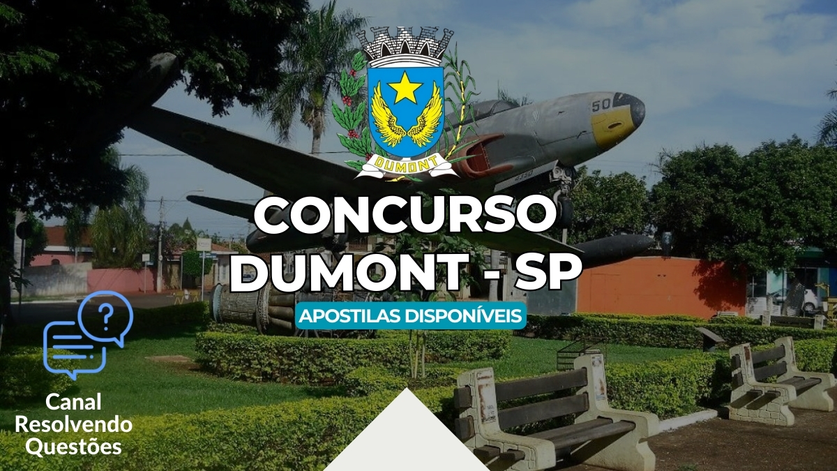 Concurso Dumont, Edital Concurso Dumont, Concurso Dumont SP, Apostilas Concurso Dumont