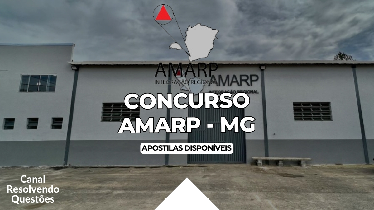 Concurso AMARP MG abre mais de 60 vagas; apostilas disponíveis