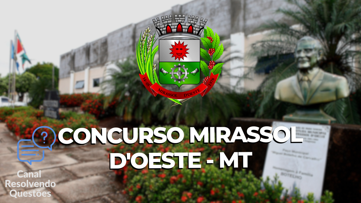 Concurso Mirassol D'Oeste - MT